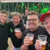Na gedane arbeid smaakt het biertje goed!